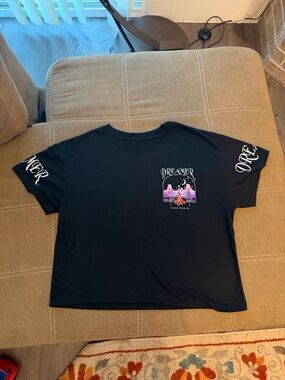 Weekend Warrior "Dreamer Dance With Us" cropped t-shirt